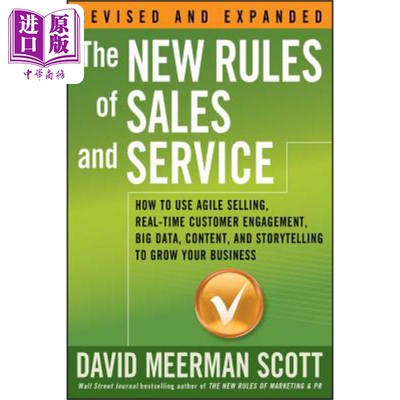 销售和服务的新规则 The New Rules Of Sales And Service David Meerman Scott 英文原版 中商原版