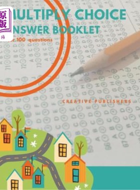 海外直订Multiply Choice Answer Booklet: for 100 questions 选择答题手册:100道题
