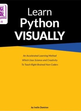 海外直订Learn Python Visually (paperback) 直观地学习Python（平装本）