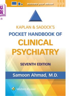 海外直订医药图书Kaplan & Sadock's Pocket Handbook of Clinical Psychiatry Kaplan   Sadock的临床精神病学袖珍手册