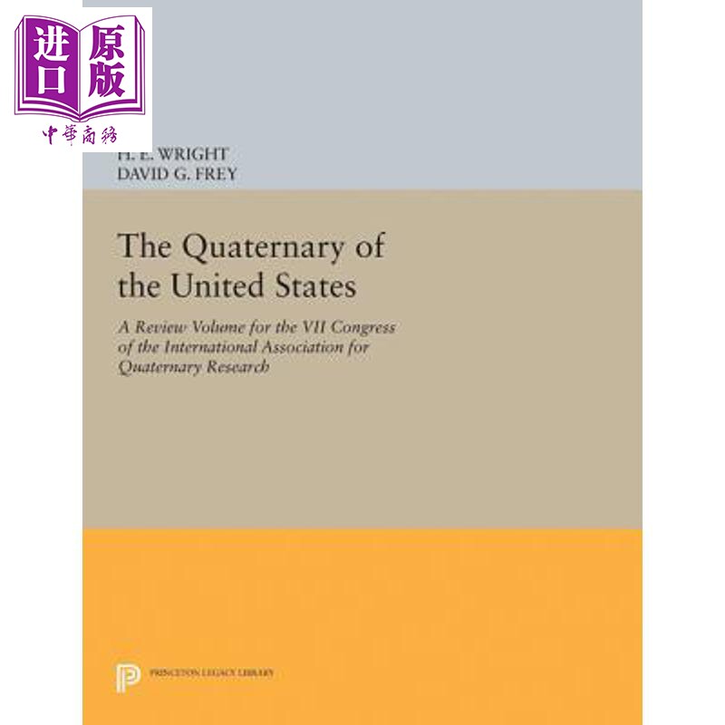 预售 美国第四纪 The Quaternary of the U.S. 英文原版 Herbert Edgar Wright【中商原版】