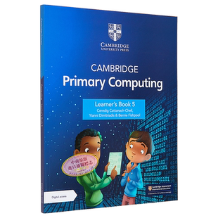 现货 NEW Cambridge Primary Computing Learners Book 5 新版剑桥小学计算机学生书5 附电子版 1年【中商原版】