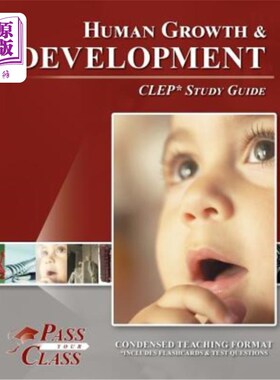 海外直订Human Growth and Development CLEP Study Guide 人类生长发育CLEP研究指南