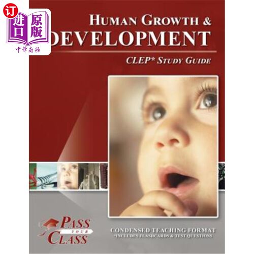 海外直订Human Growth and Development CLEP Study Guide 人类生长发育CLEP研究指南