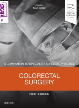 现货 结直肠外科 第6版 英文原版 Colorectal Surgery SUE B CLARK【中商原版】Elsevier