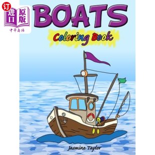 船彩绘本 Book 海外直订Boats Coloring