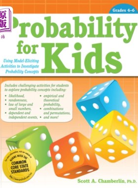 海外直订Probability for Kids: Using Model-Eliciting Activities to Investigate Probabilit 儿童概率论:运用模型启发活