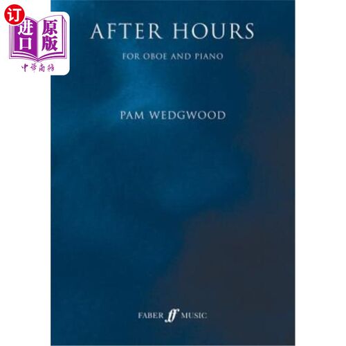 海外直订After Hours for Oboe and Piano: Book & CD 双簧管和钢琴:书籍和CD