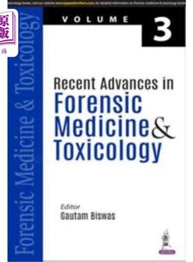 海外直订医药图书Recent Advances in Forensic Medicine & Toxicology 法医学与毒理学的最新进展