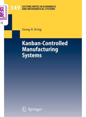 海外直订Kanban-Controlled Manufacturing Systems Kanban-Controlled制造系统