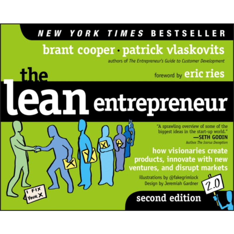 精益企业家 第二版 创新与新的风险投资 The Lean Entrepreneur 英文原版 小本生意与创业 Brant Cooper【中商原版】