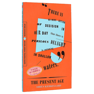 预售 当代 论叛乱之死 克尔凯郭尔 The Present Age On the Death of Rebellion 英文原版 Soren Kierkegaard 大众媒体【中商原版?
