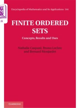 海外直订Finite Ordered Sets 有限有序集：概念、结果和用途