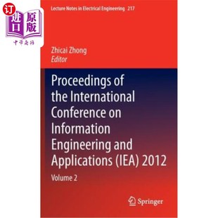 Appli International Information Engineering the Conference 信息工程与应用国际会议论文集 海外直订Proceedings and