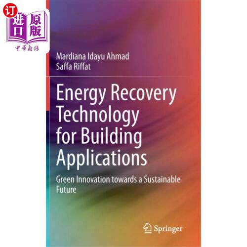 海外直订Energy Recovery Technology for Building Applicat... 建筑应用的能源回收技术