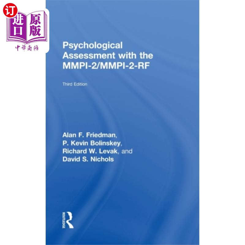 海外直订Psychological Assessment with the MMPI-2 / MMPI-... 用MMPI-2 / MMPI-2- rf进行心理评估