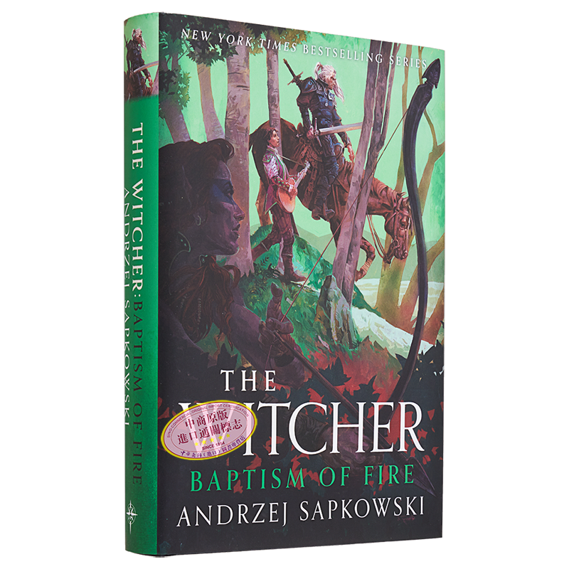 预售 巫师3 火的洗礼 收藏精装版 Baptism of Fire Collectors Hardback Edition 英文原版 Andrzej Sapkowski【中商原版】