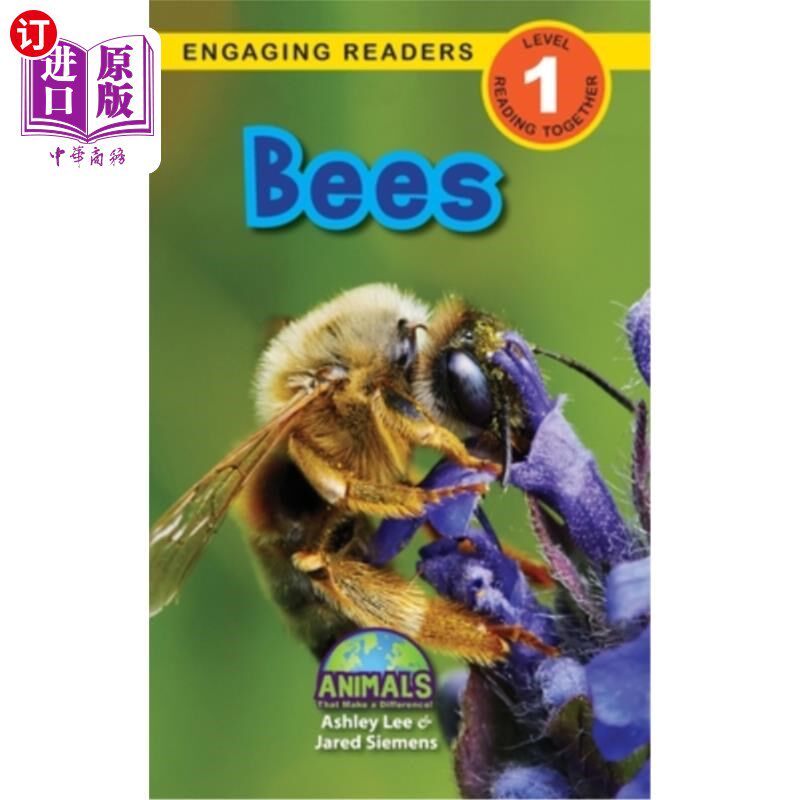 海外直订Bees: Animals That Make a Difference! (Engaging Readers, Level 1) 蜜蜂：与众不同的动物！（吸引读者，1级）