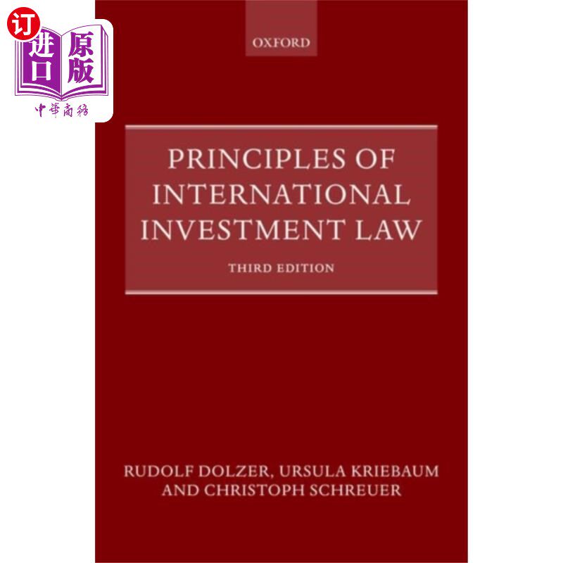 海外直订Principles of International Investment Law 《国际投资法原则》