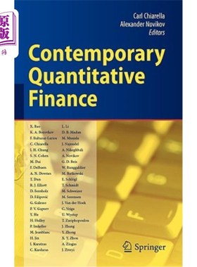 海外直订Contemporary Quantitative Finance: Essays in Honour of Eckhard Platen 当代定量金融：纪念埃克哈德·普莱坦的文