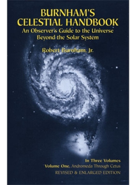 伯纳姆天体手册 卷一 太阳系以外宇宙的观察者指南 Burnhams Celestial Handbook 英文原版 Robert Burnham【中商原版】