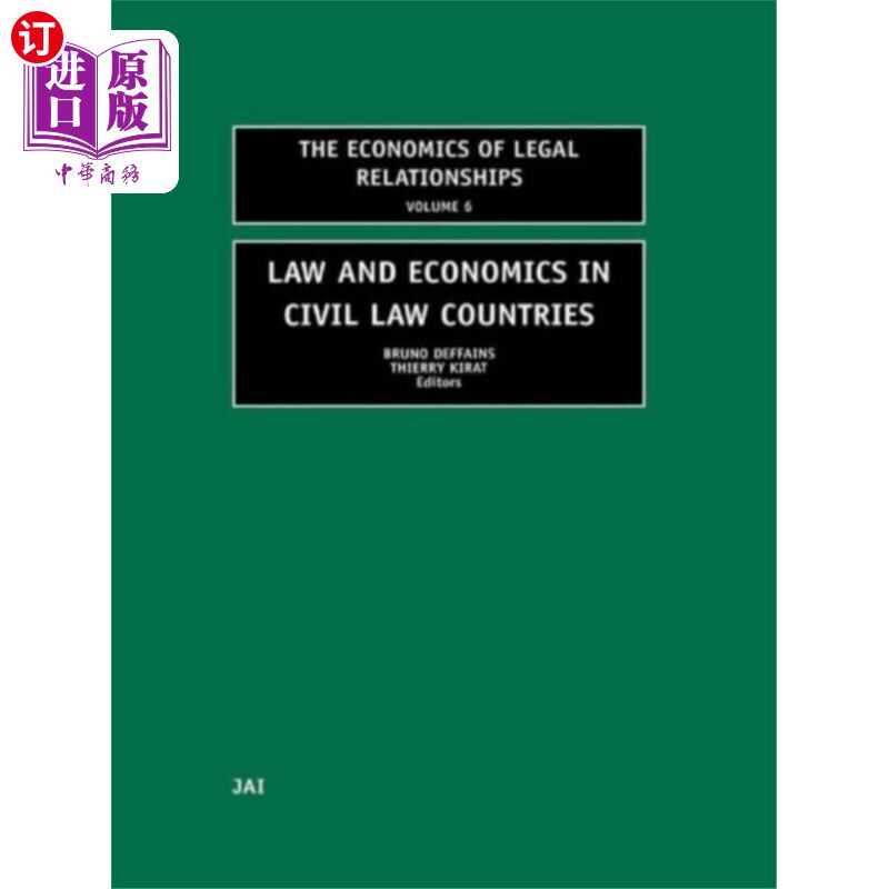 海外直订Law and Economics in Civil Law Countries 大陆法系国家的法律与经济学