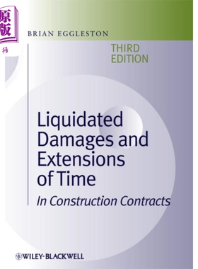 违约偿金与延期 建筑土木工程合同法律指南 Liquidated Damages Extensions 英文原版 Brain Eggleston CEng 【中商原版】
