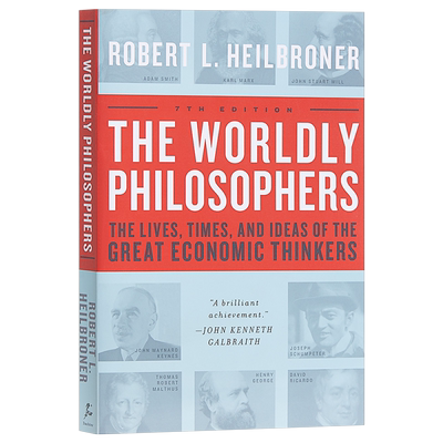 哈佛极简经济学 英文原版 The Worldly Philosophers Robert L Heilbroner【中商原版】
