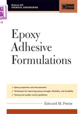 海外直订Epoxy Adhesive Formulations 环氧胶粘剂配方