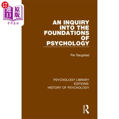 海外直订Psychology Library Editions: History of Psycholo... 心理学图书馆版:心理学史