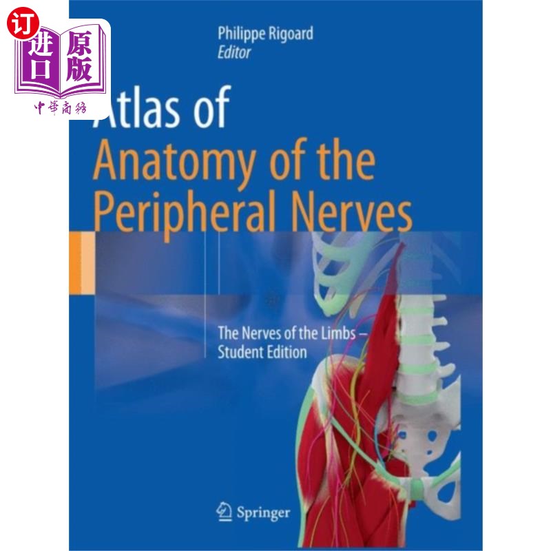 海外直订医药图书古英语 Atlas of Anatomy of the Peripheral Nerves 周围神经解剖图谱
