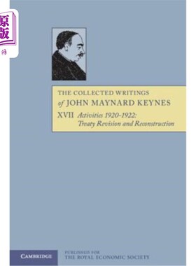 海外直订The Collected Writings of John Maynard Keynes 约翰·梅纳德·凯恩斯的著作集