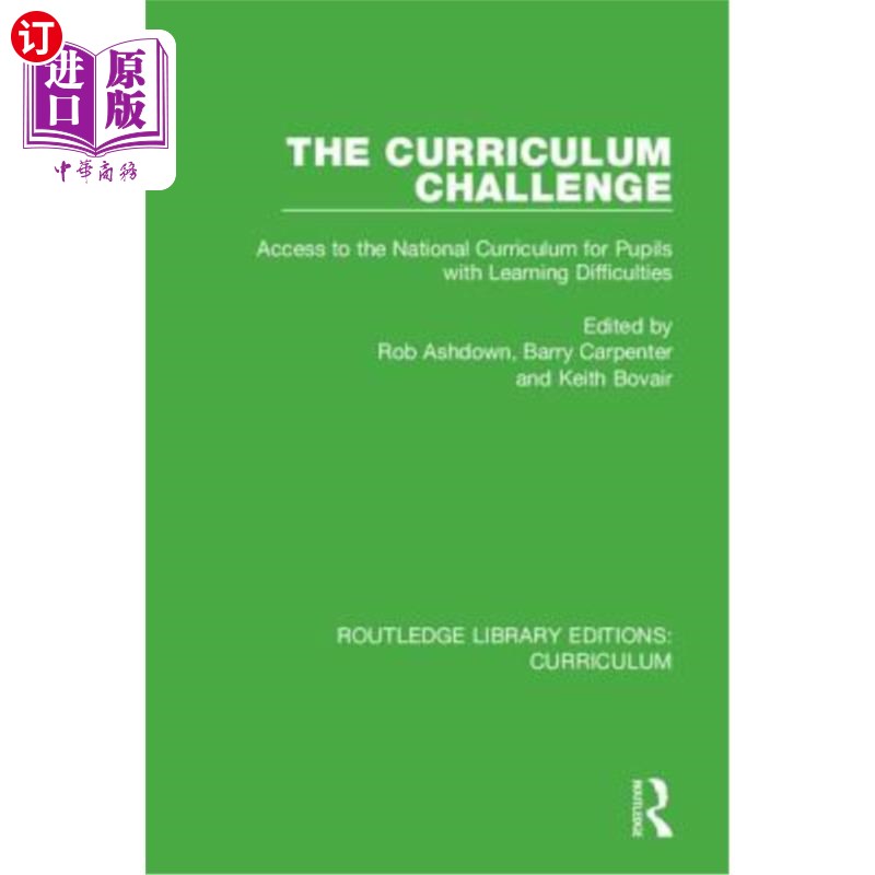 海外直订The Curriculum Challenge: Access to the National Curriculum for Pupils with Lear 课程挑战:为学习困难的学生