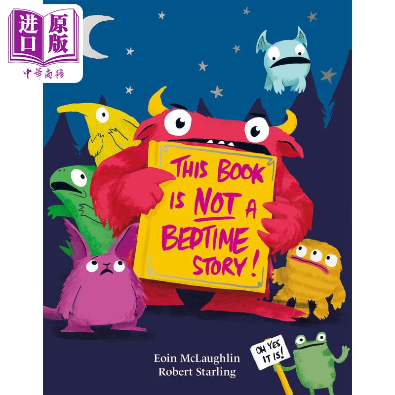 现货 This Book is Not a Bedtime Story这不是睡前故事 英文原版 进口图书 儿童绘本 故事图画书【中商原版】