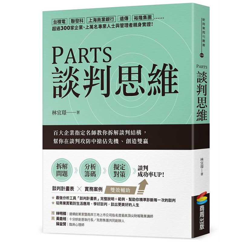 PARTS谈判思维百大企业