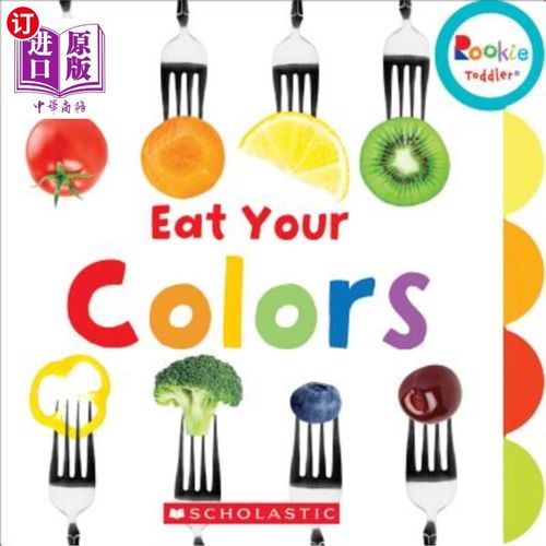海外直订Eat Your Colors (Rookie Toddler) 吃你的颜色（初学走路的孩子）