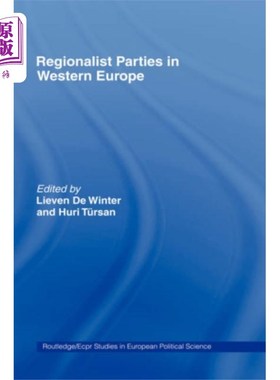 海外直订Regionalist Parties in Western Europe 西欧地区主义政党