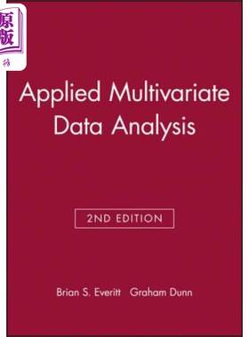 现货 应用多元数据分析 第2版 Applied Multivariate Data Analysis 英文原版 Brian Everitt 中商原版