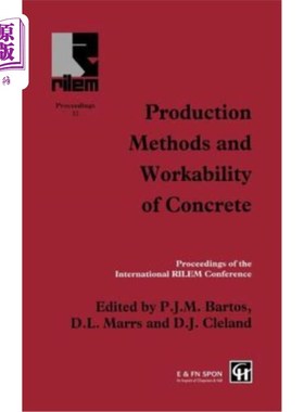 海外直订Production Methods and Workability of Concrete 混凝土的生产方法和可加工性
