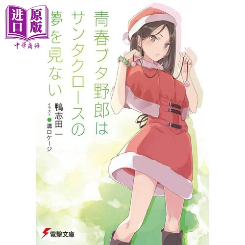 青春期猪头少年不会梦到圣诞老人 鸭志田一 轻小说 日文原版 青春ブタ野郎はサンタクロースの夢を見ない 13 電撃文庫【中商?