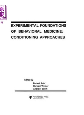 海外直订医药图书Experimental Foundations of Behavioral Medicines 行为医学实验基础