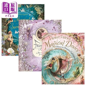 预售 Flower Fairies 精装英文中古绘本3册套装 花仙子魔法花园 花仙子日记 打开花仙子魔法之门 Cicely Mary Barker【中商原版】