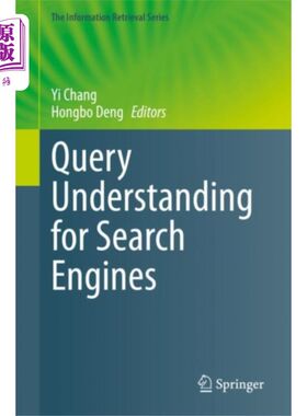 海外直订Query Understanding for Search Engines 搜索引擎的查询理解