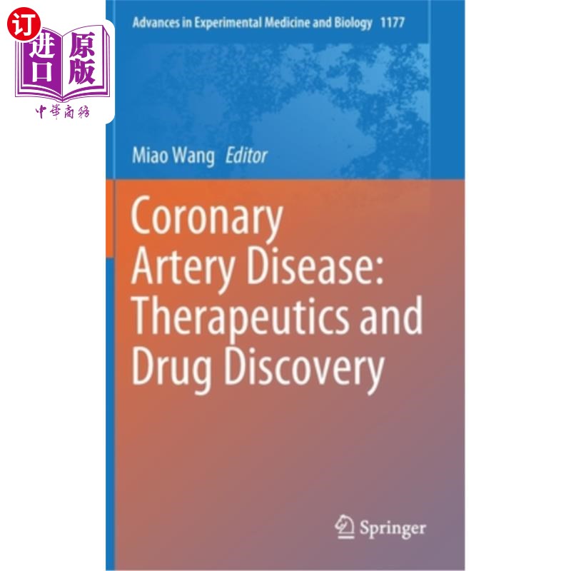 海外直订医药图书Coronary Artery Disease: Therapeutics and Drug Discovery 冠状动脉疾病:治疗和药物发现