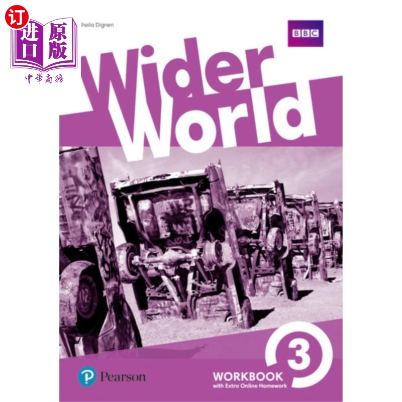 海外直订Wider World 3 Workbook with Extra Online Homewor... 更广泛的世界3作业与额外的在线作业包