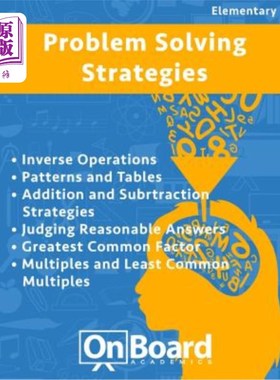 海外直订Problem Solving Strategies: Inverse Operations, Patterns and Tables, Addition an 解题策略：逆运算、模式与表