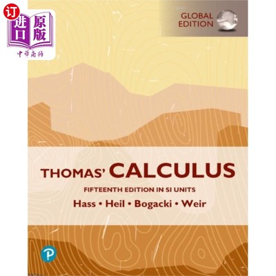 海外直订Thomas' Calculus, SI Units 托马斯微积分，国际单位制