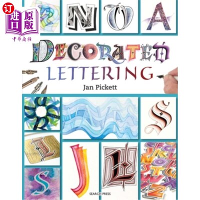 海外直订Decorated Lettering 装饰字体