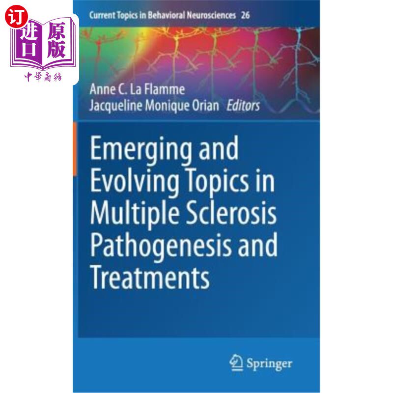 海外直订医药图书Emerging and Evolving Topics in Multiple Sclerosis Pathogenesis and Treatments 多发性硬化症发病机制