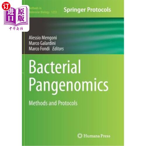 海外直订医药图书Bacterial Pangenomics: Methods and Protocols 细菌泛基因组学:方法和方案